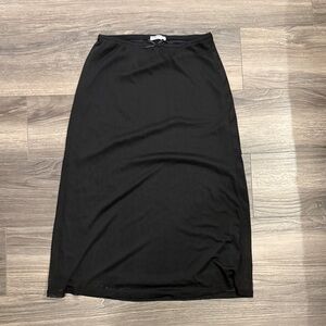 Ardene Black Midi Pencil Skirt